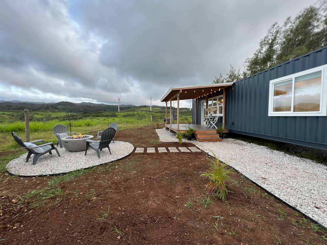 Hawaii Tiny Home Village Hipcamp in Kahuku, Hawaii