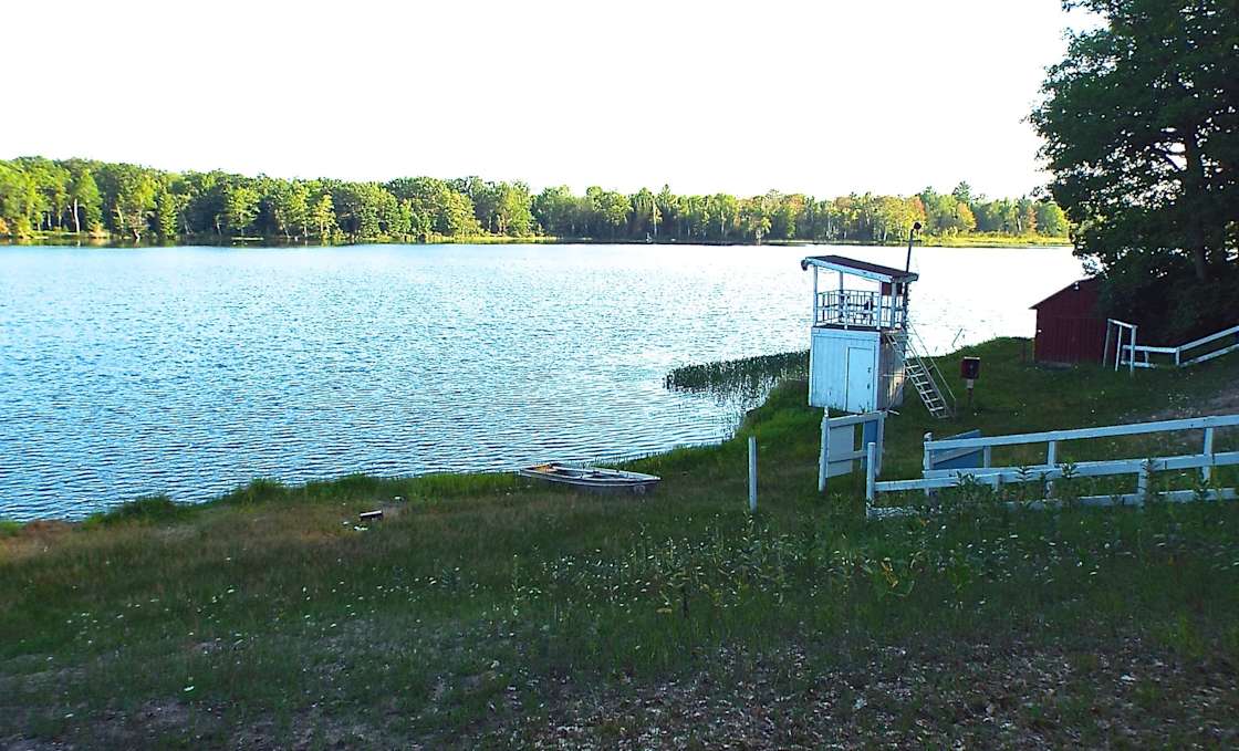 Lake Side Cabin Hipcamp in Lupton, Michigan