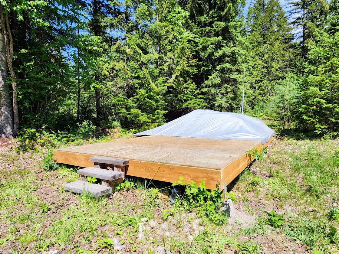 Caribou Creek Market Gardens Hipcamp in Nakusp, British Columbia