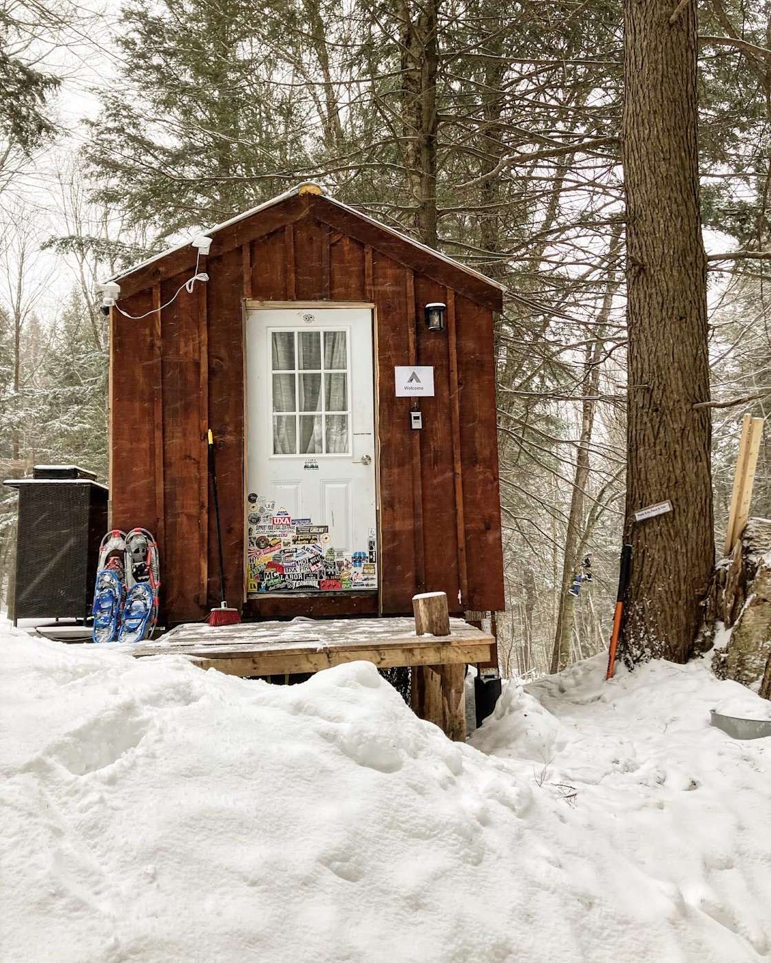Vermont Foothills Cabin Hipcamp in West Wardsboro, Vermont