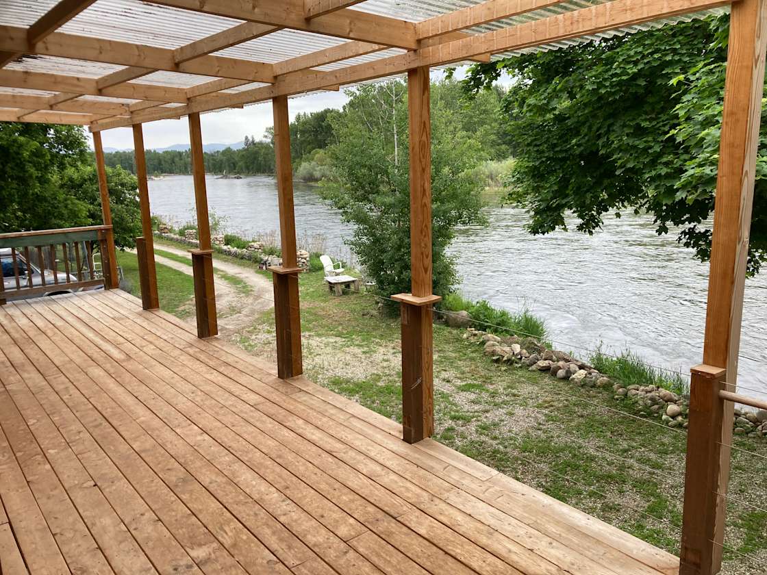 River Retreat in Garden Oasis Hipcamp in Stevensville, Montana