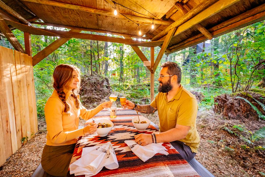 Private RV parking near Mt Rainier Hipcamp in Packwood, Washington