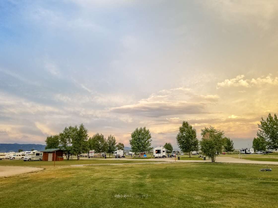 Highline Trail RV Park Hipcamp in Boulder, Wyoming