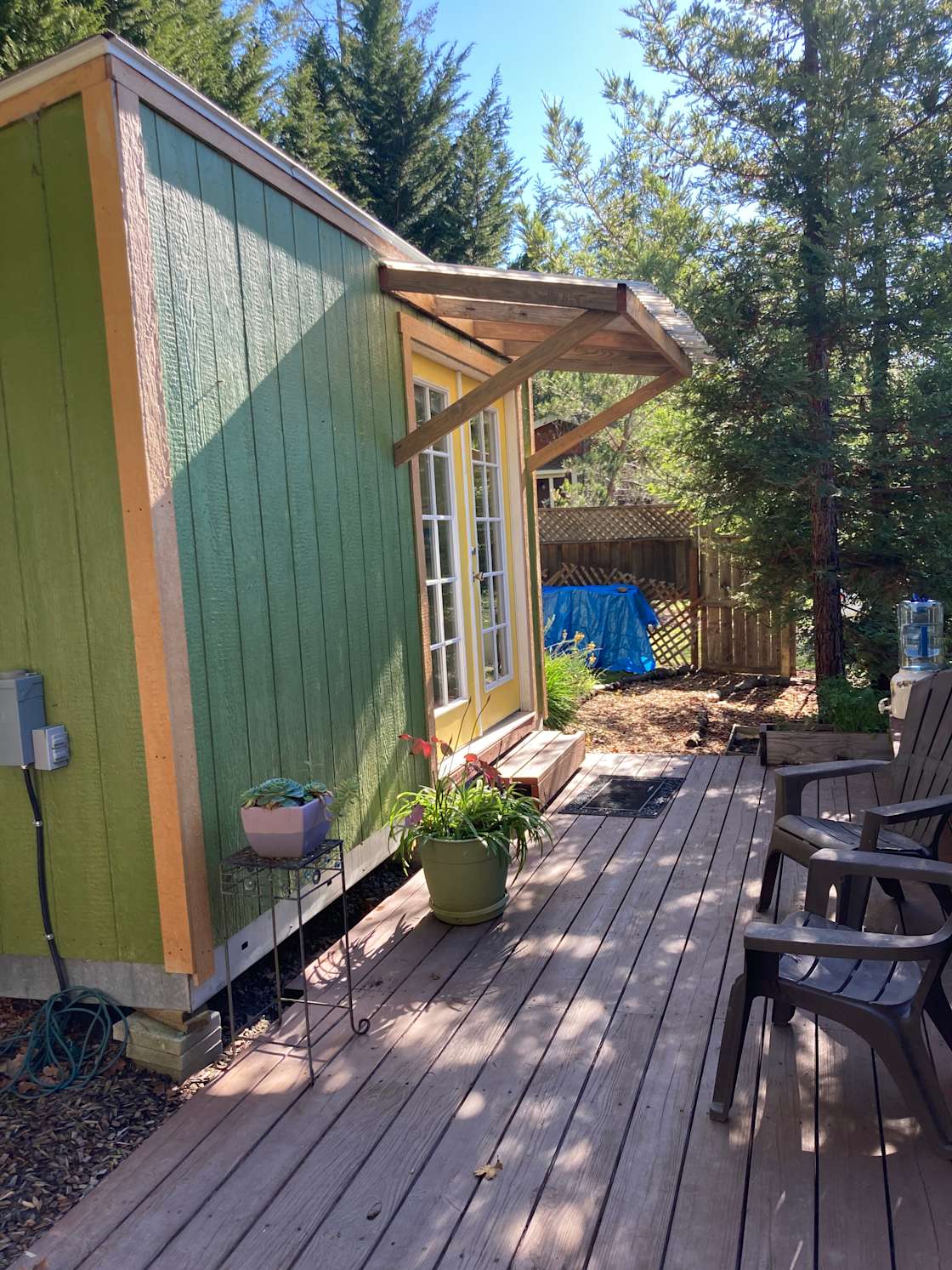 Crowes nest cabin Hipcamp in Sebastopol, California