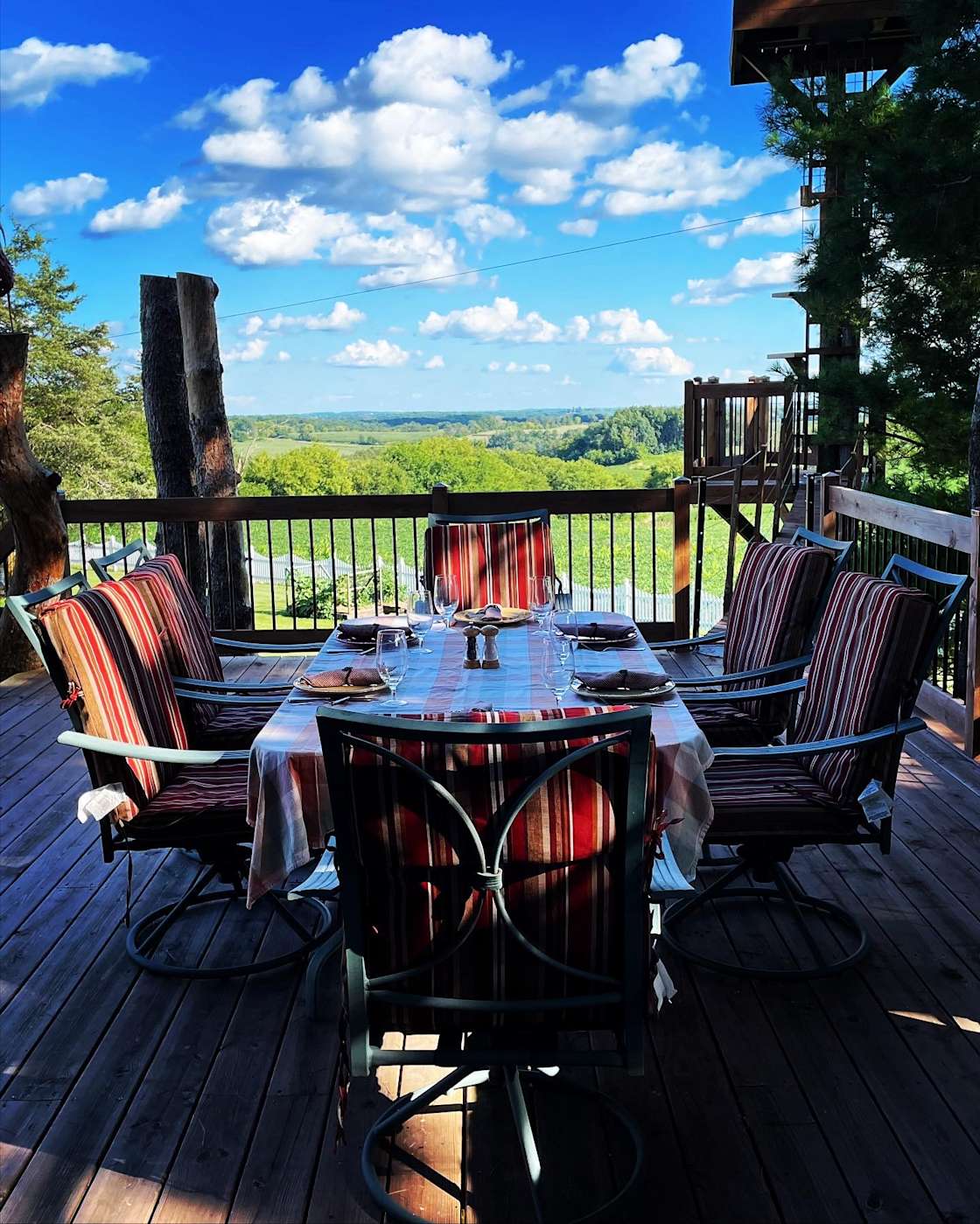 Shiloh Farms Treehouse Hipcamp in Mount Sterling, Wisconsin