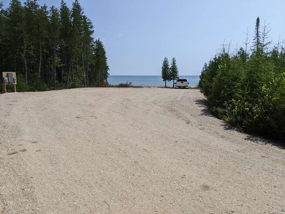 Lake Huron frontage Campsite Hipcamp in De Tour Village, Michigan