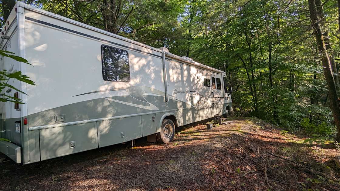 Hominy Falls RV Resort Hipcamp in Mount Nebo, West Virginia