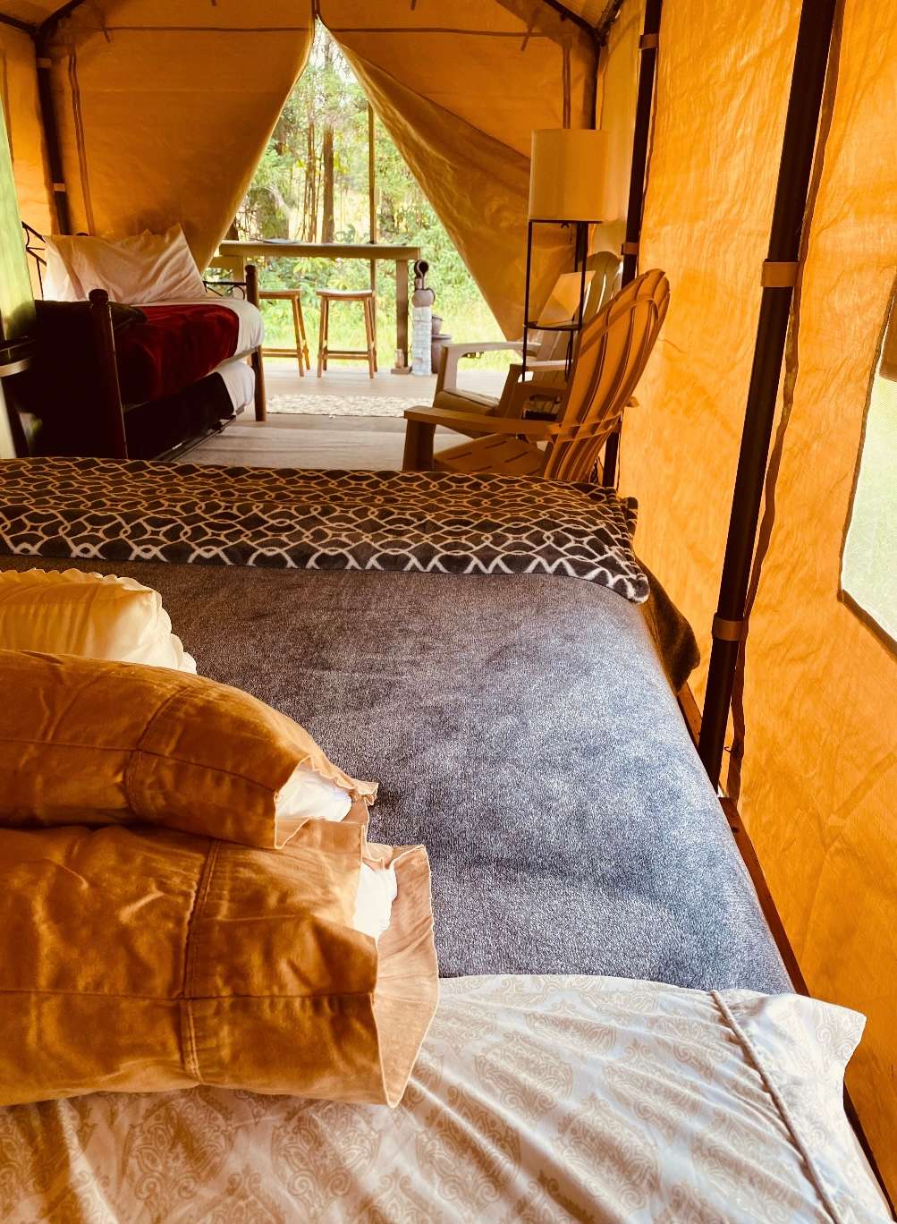 Glamping in Glenwood 'Elua Hipcamp in Mountain View, Hawaii