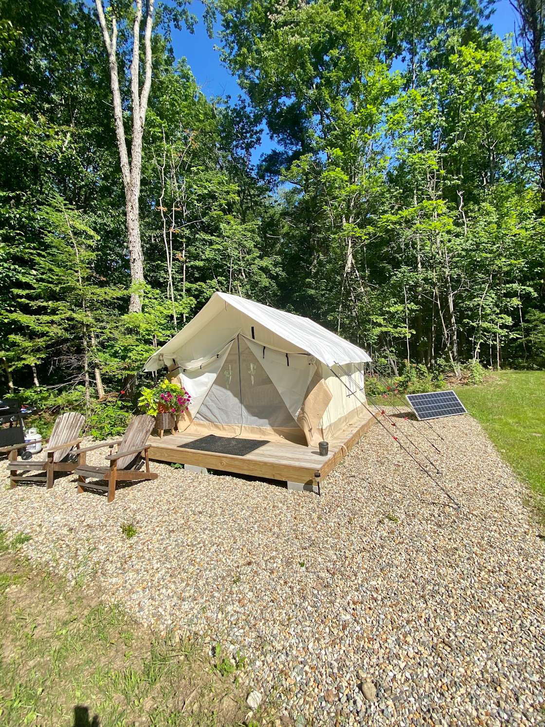 The Loon's Nest Hipcamp in Rumford, Maine