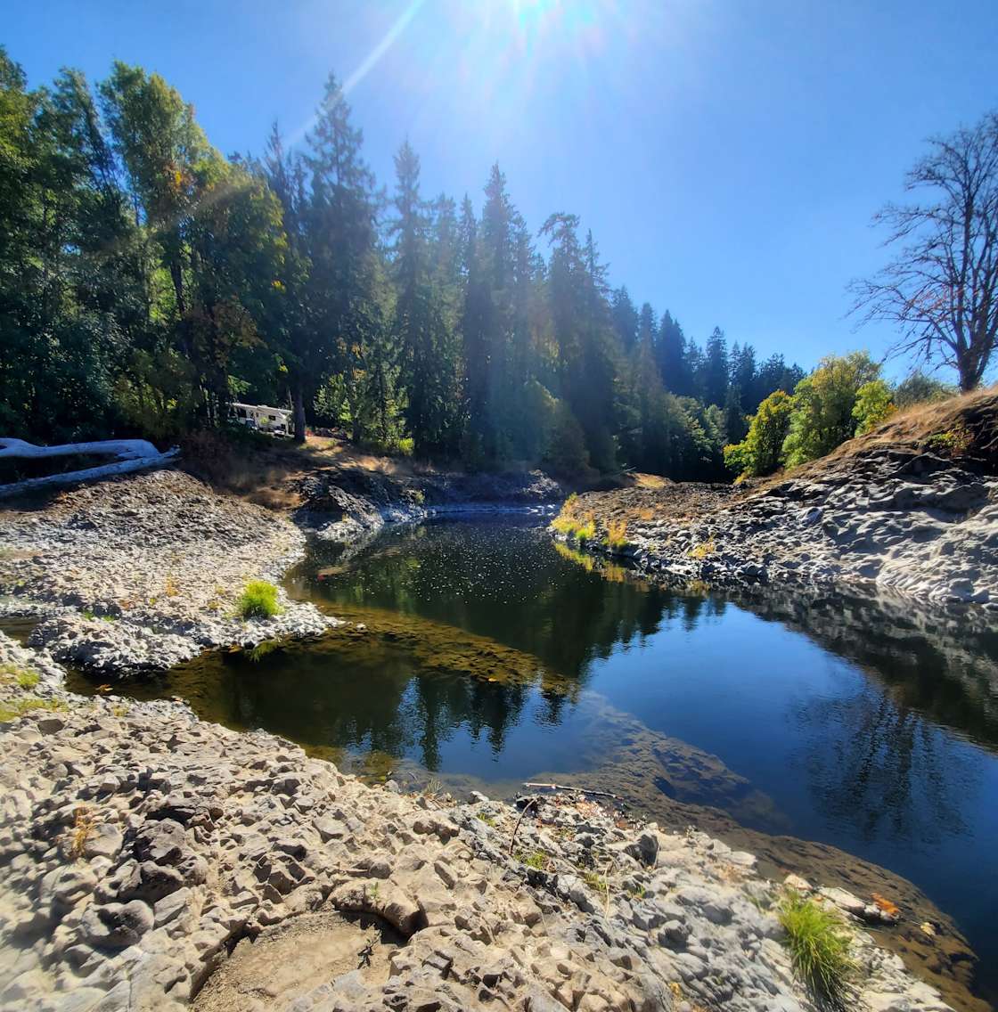 Hideaway at the Hampton's Hipcamp in Pe Ell, Washington