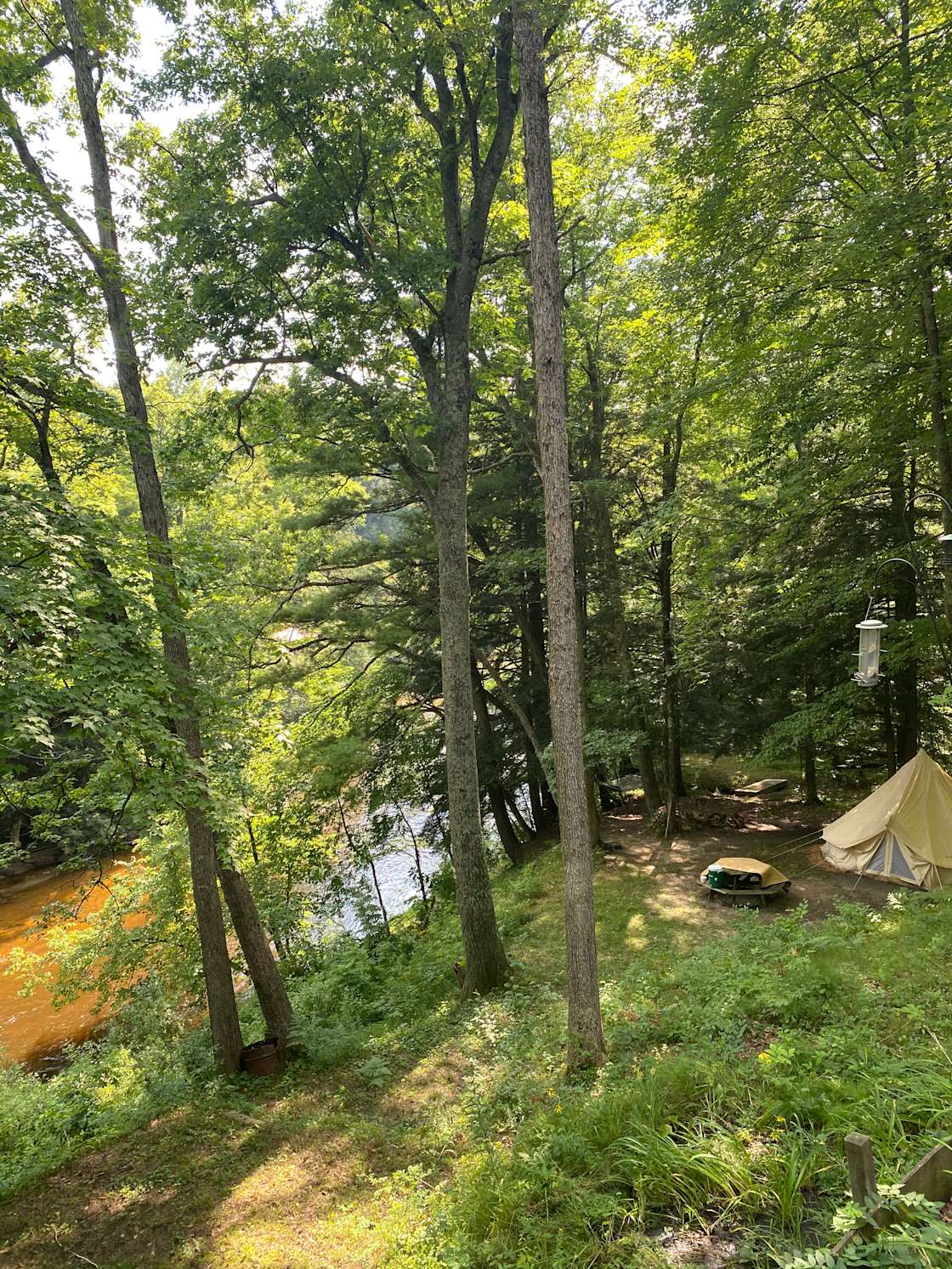 New River Farm Hipcamp in Howard City, Michigan