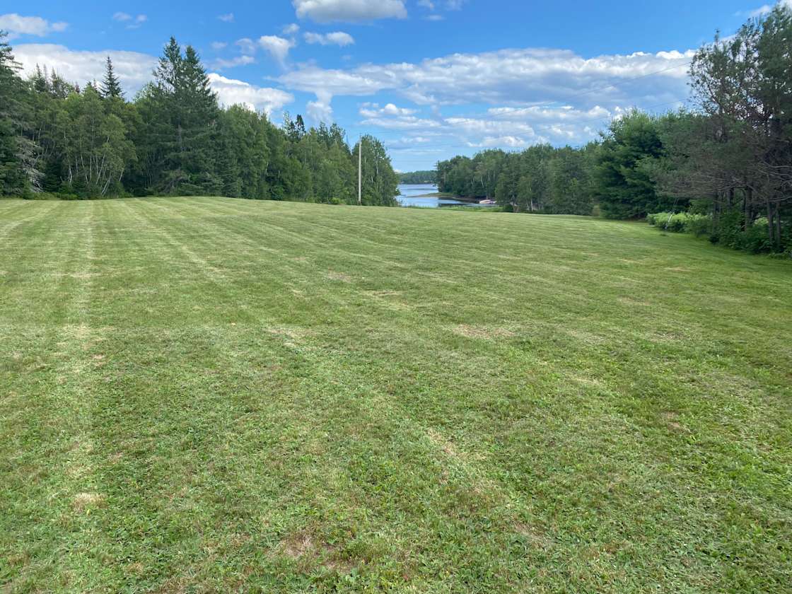 Waterfront Secluded Relaxing Field Hipcamp in Upper Rexton, New Brunswick