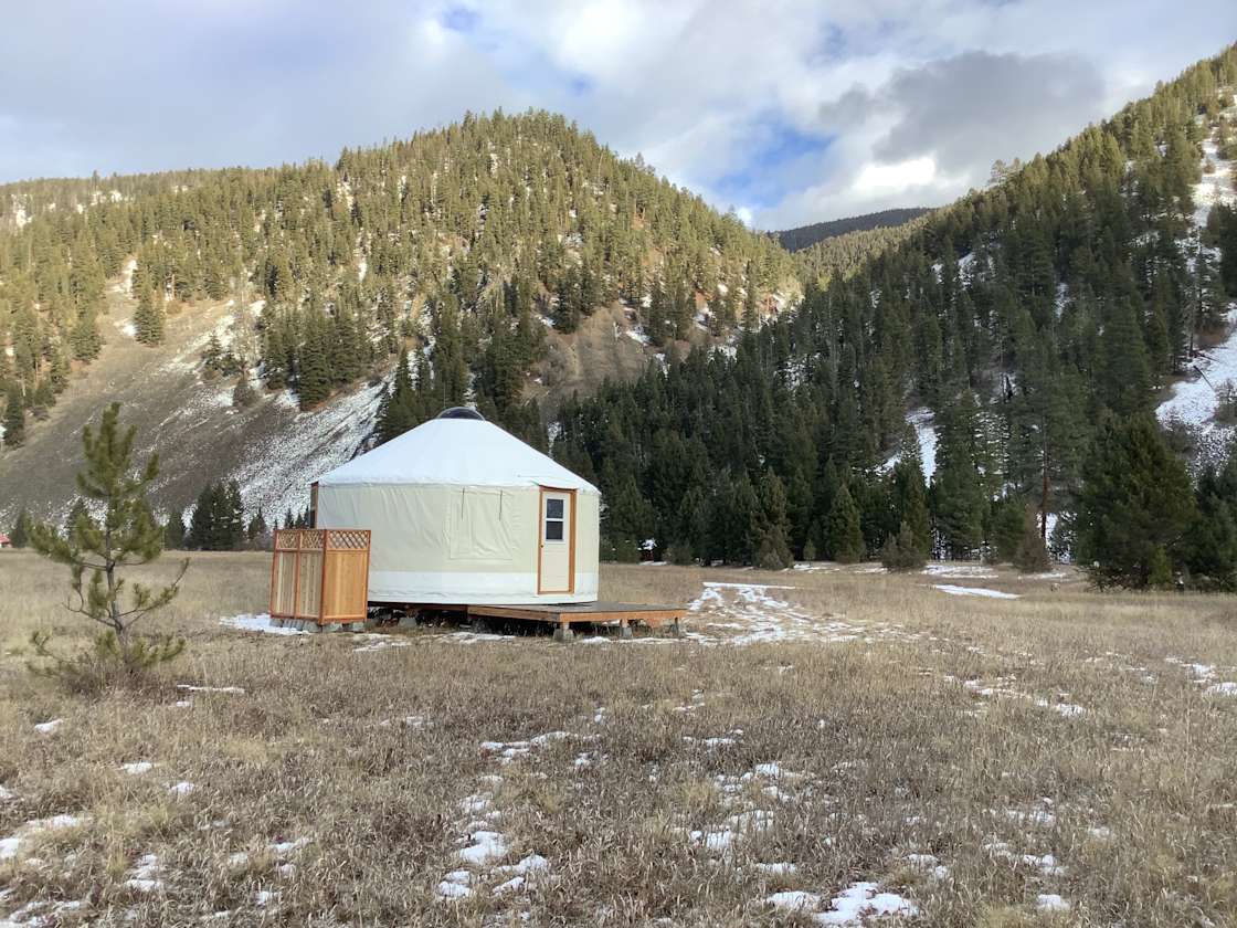 Off grid yurt - Hipcamp in Stevensville, Montana