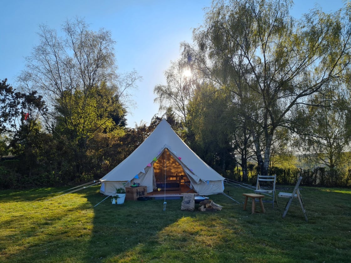 Bell Tent for Family or 5 adults