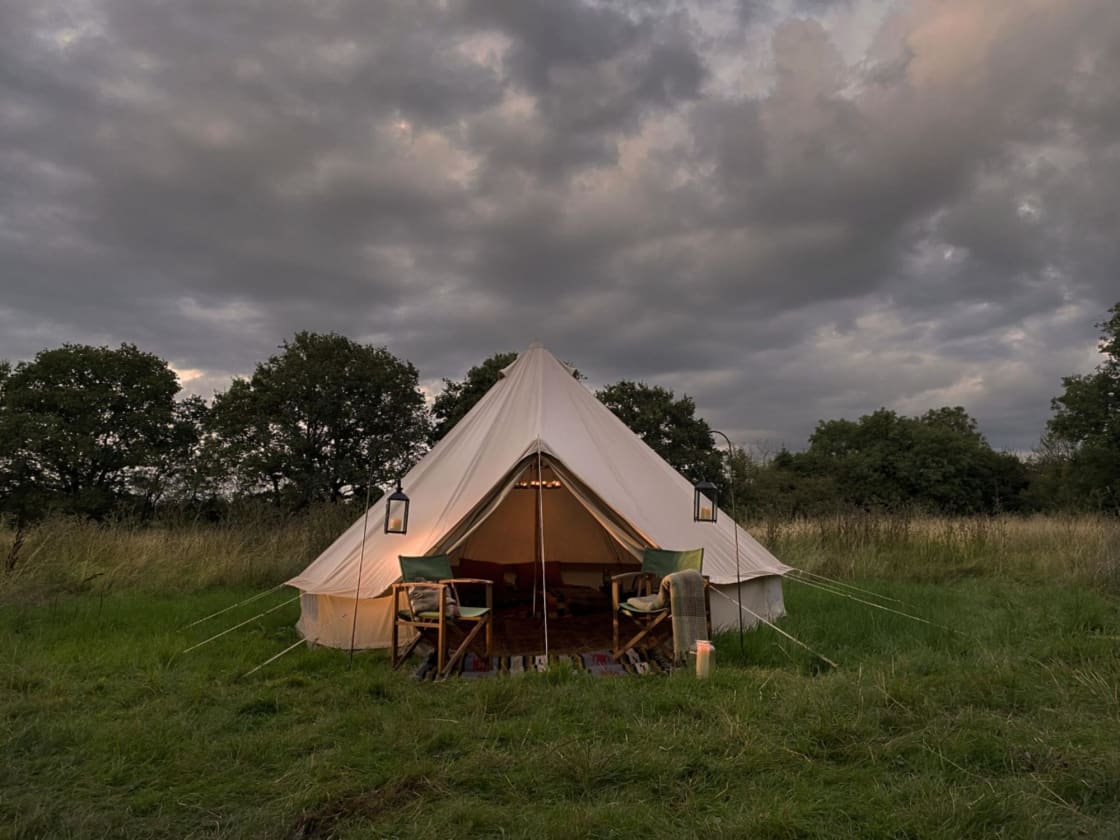 Fully Furnished 5m Bell Tent