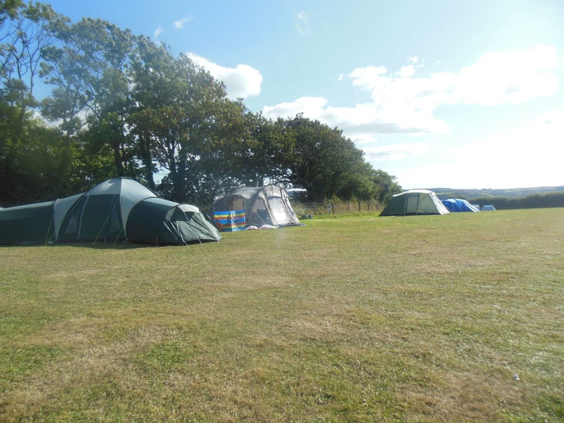 A quiet and friendly pop-up site in the heart of the Devon countryside, enjoying panoramic views towards Dartmoor.