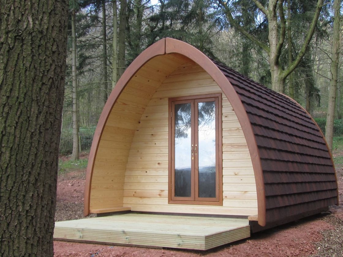Glamping pods, Scandinavian lodges and regular camping and caravanning, Woodside Country Park in Herefordshire has something for everybody.