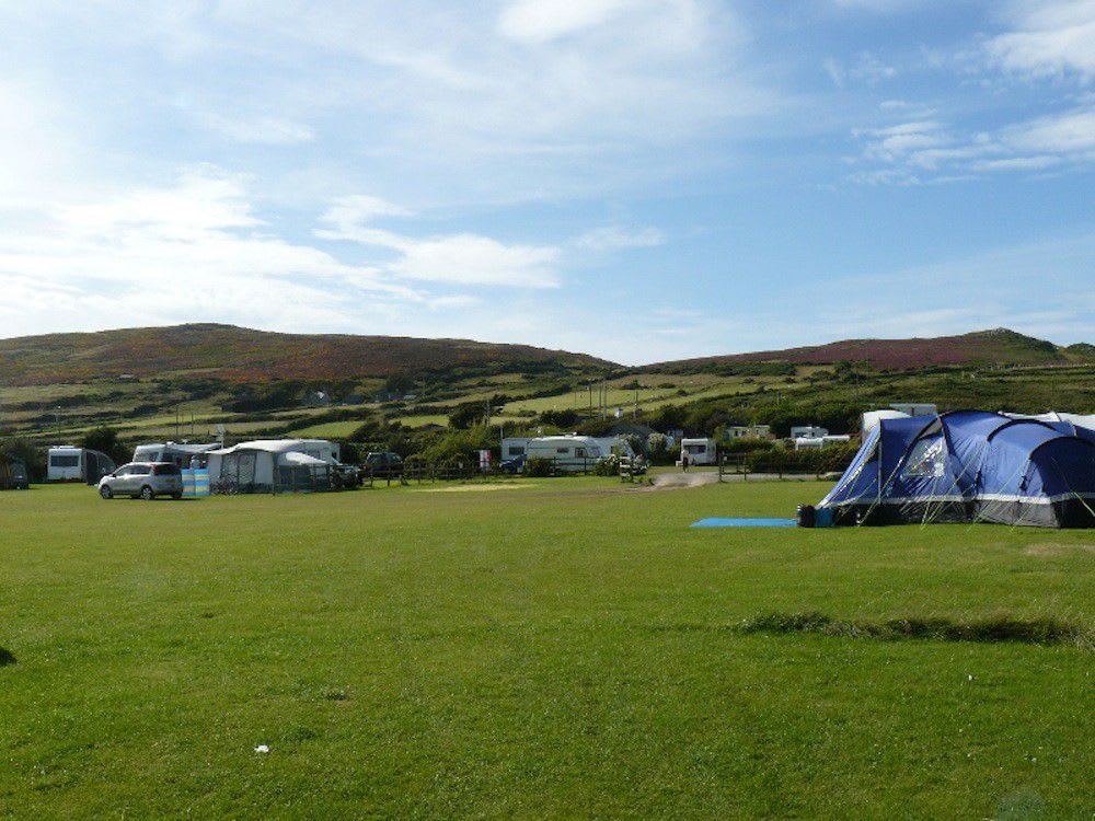 A camping and caravan site on the very tip of the beautiful Llyn Peninsula in North Wales.