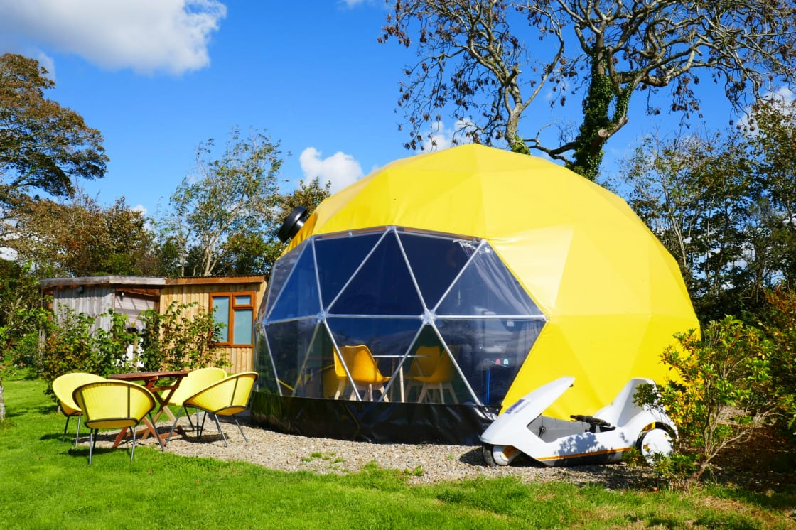 Pacman Geodesic Dome