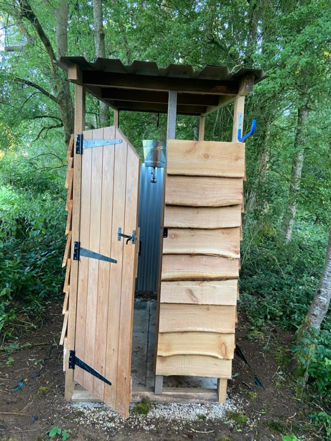 'Heat your own water' showers at the Yurt Camp...very easy and a good 3 min shower!