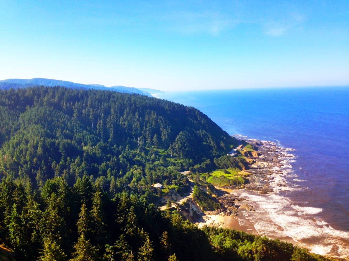 The view from the top of Cape Perpetua
