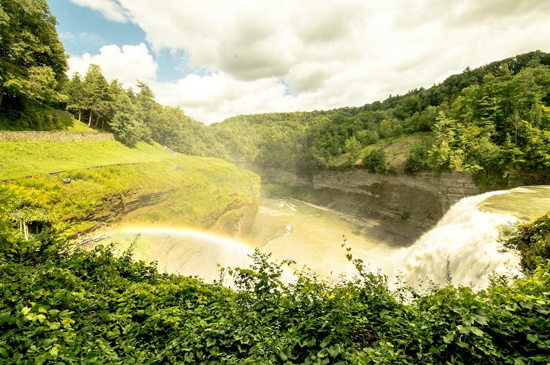 A scenic view of Letchworth State Park