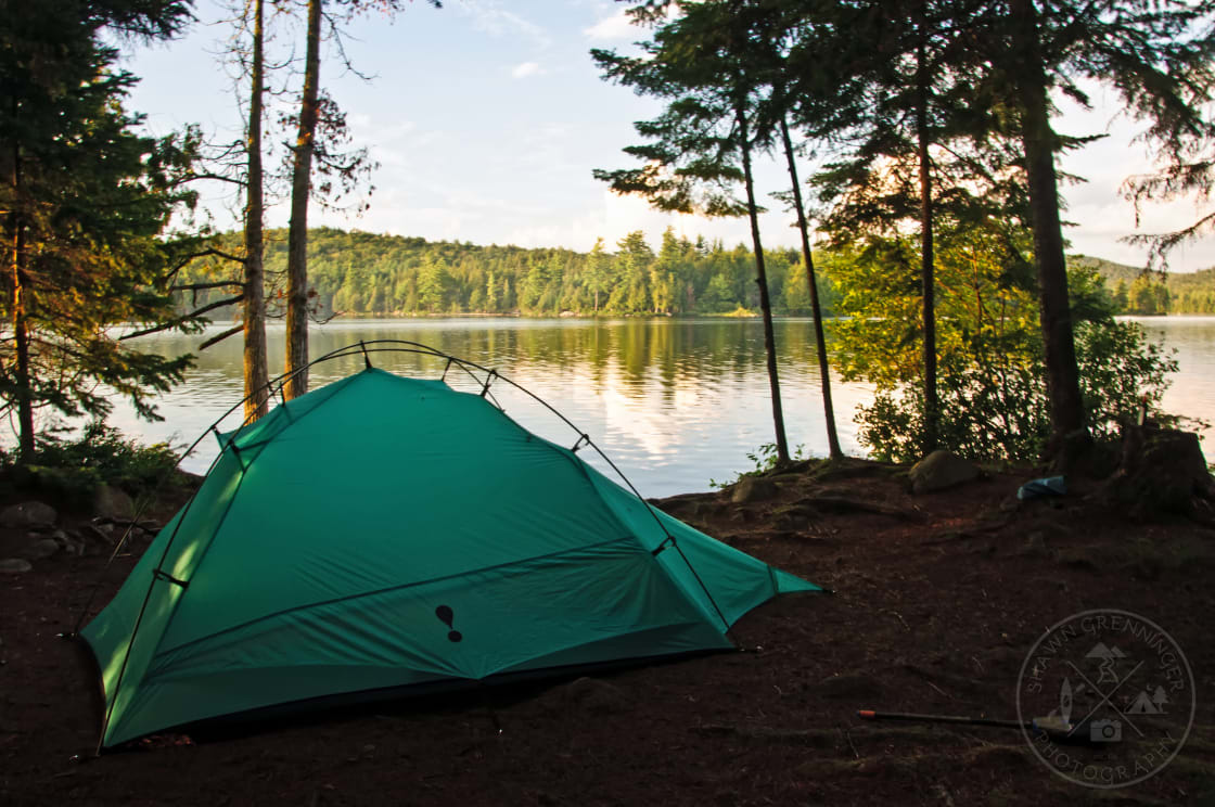 Camping on Forked Lake