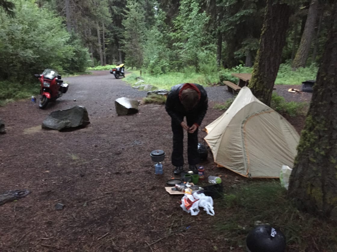 We were the only people in this campground in July 2015. It was raining the whole time :( 