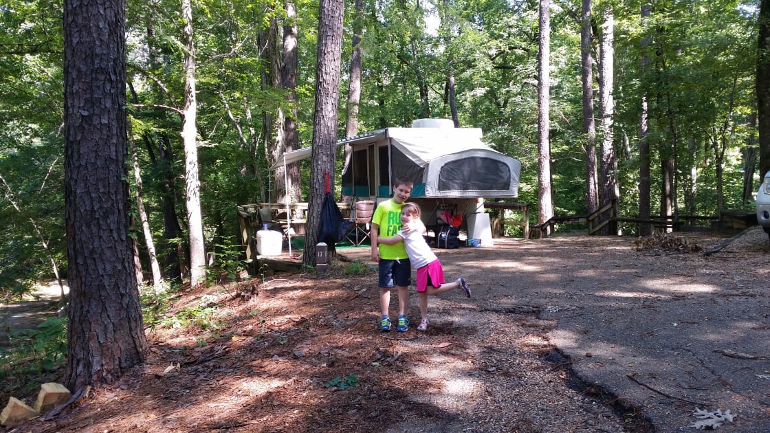 Campsites 1-13 Area @ Clear Springs Campground - a USFS campground near Roxie, MS between Bude and Natchez, MS off Hwy. 84/98.