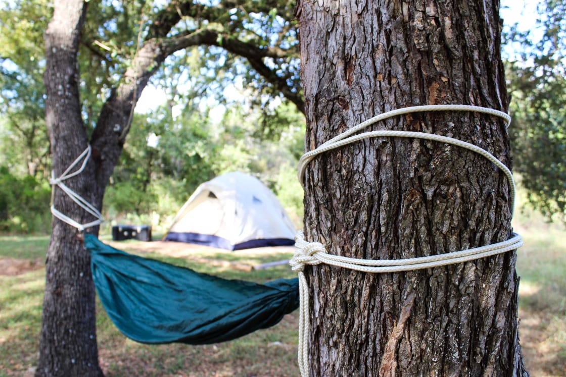 There are lots of great trees for Ham-mocking in your campground space.