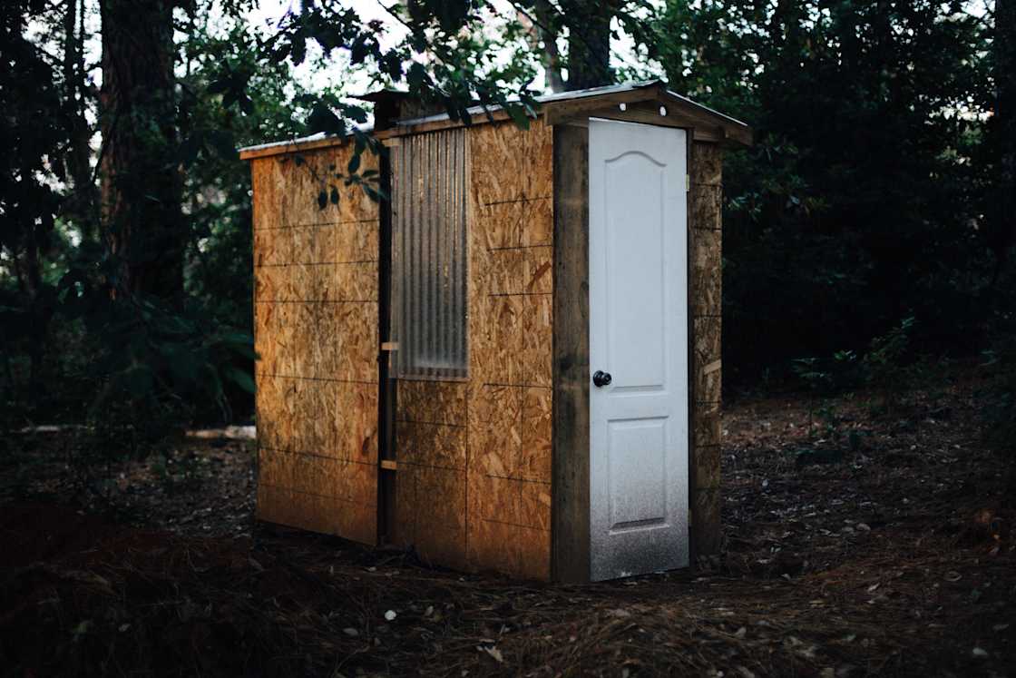 Bathroom for campsites #3 & #4. They provide all necessary toiletries. 