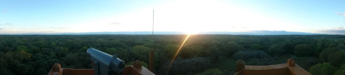 Panoramic from the canopy overlook! Don't miss this!