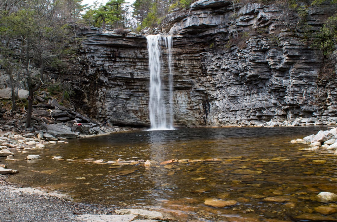 Awosting Falls in Minnewaska State Park - located just a short drive from Robibero Winery.