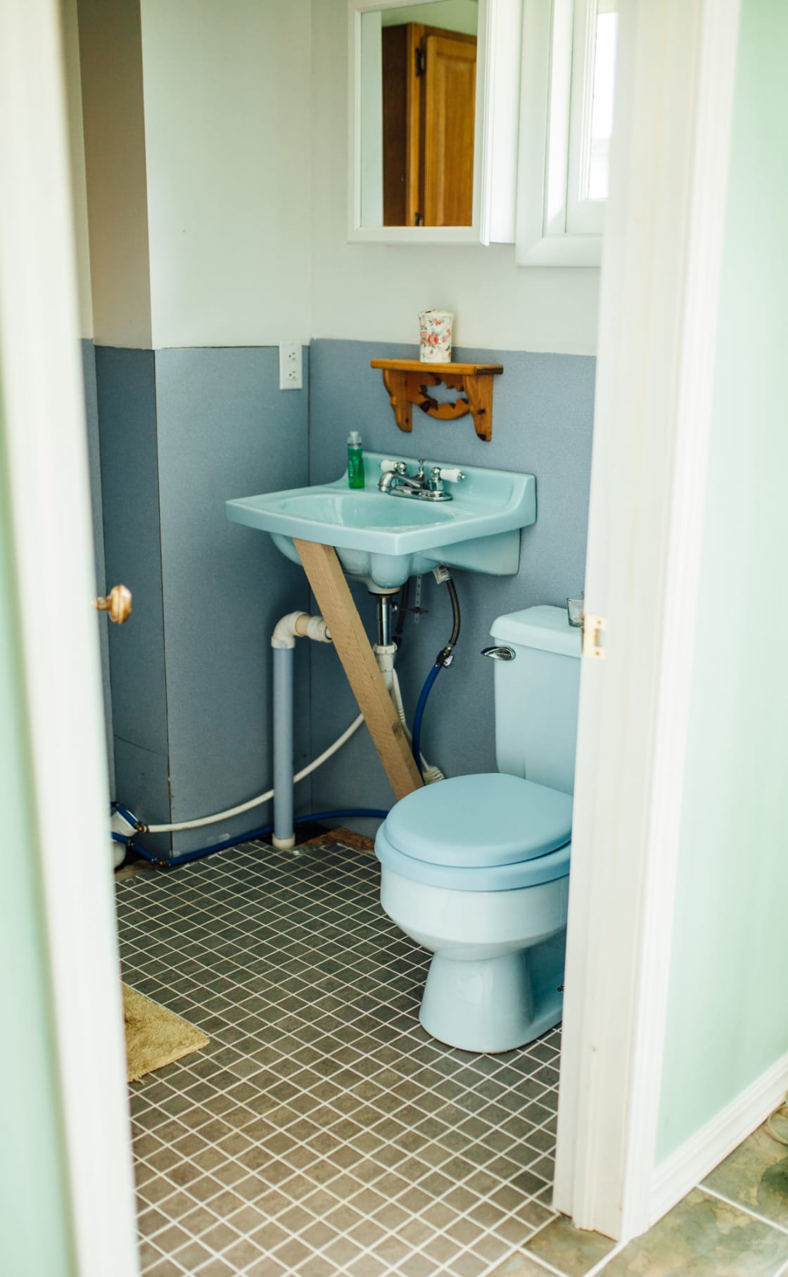 The sunroom is complete with a fully functioning private bathroom! 