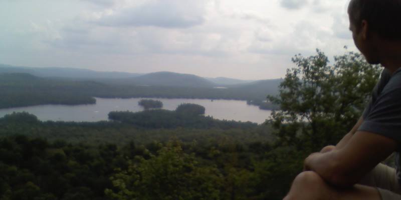 Hiked Bald Mountain on one of our excursions from the campsite.