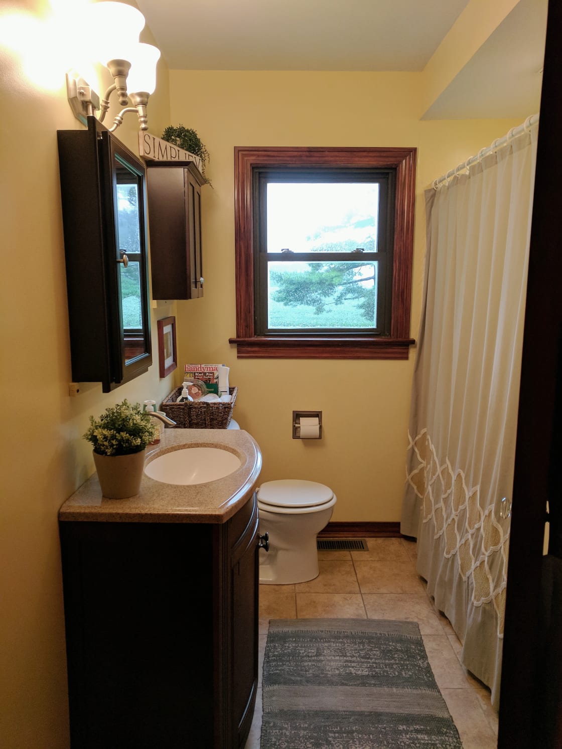 During your stay, you will have access to the house bathroom.