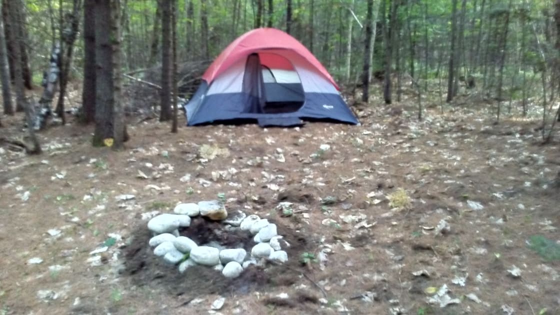 Spot B  Can hold a 6-8 man tent