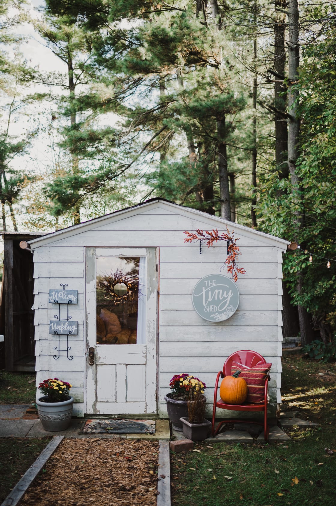It doesn't get cuter or cozier than The Tiny Shed.