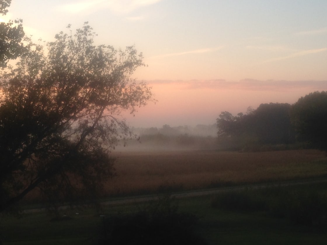 Sunrise at Spring Creek Farm