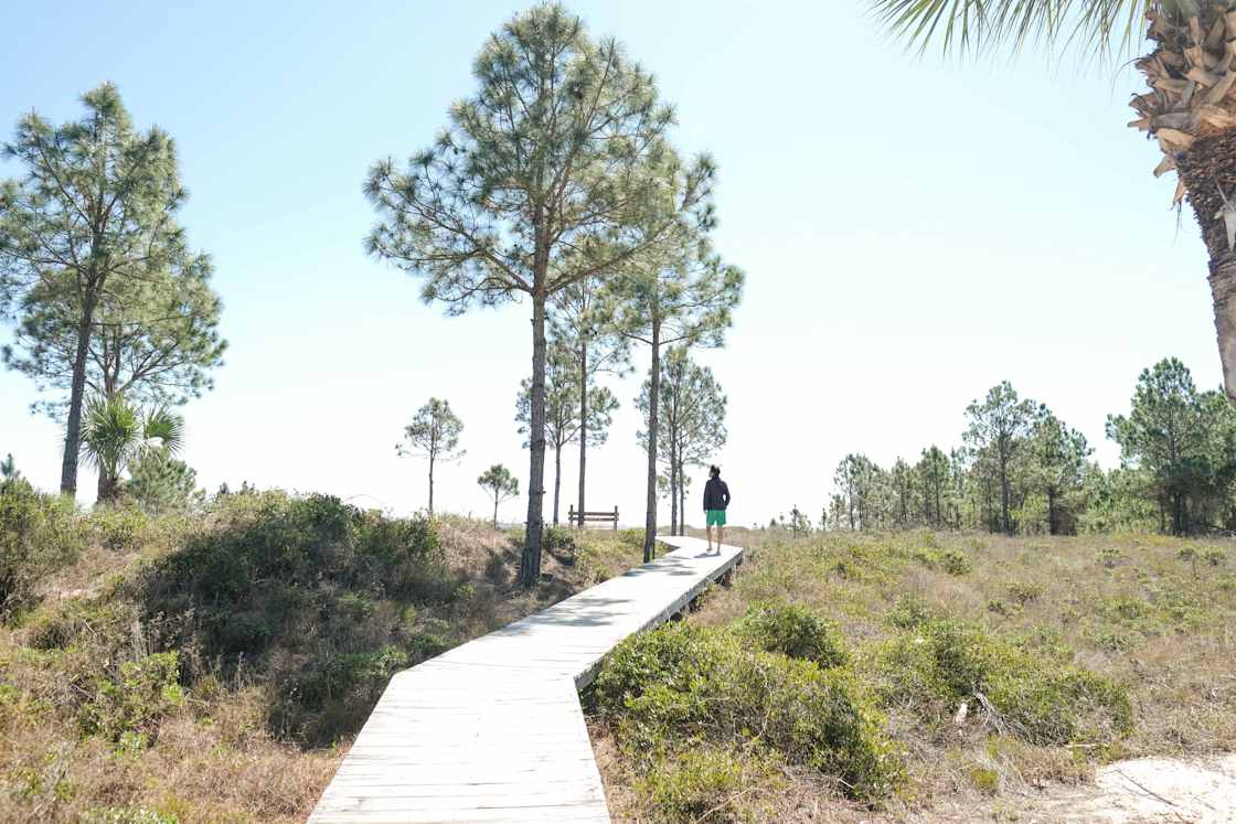 Your campsite is only a small walk to the beach!