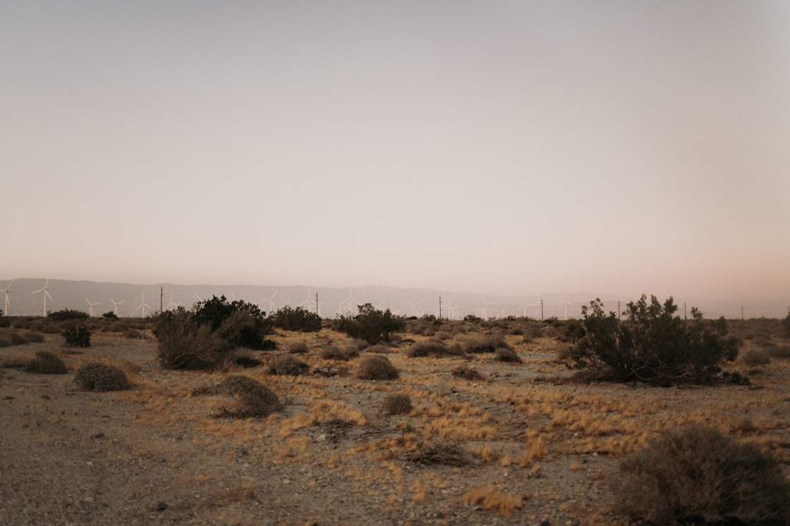 View looking out to the main road.