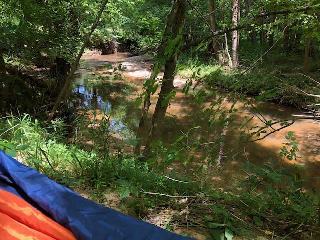 Lie back, relax, and enjoy the creek view!