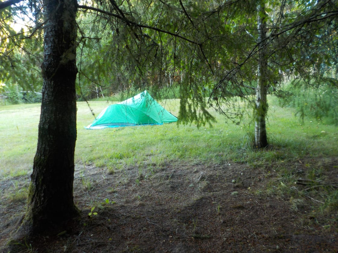 Fine tent camping is several locations