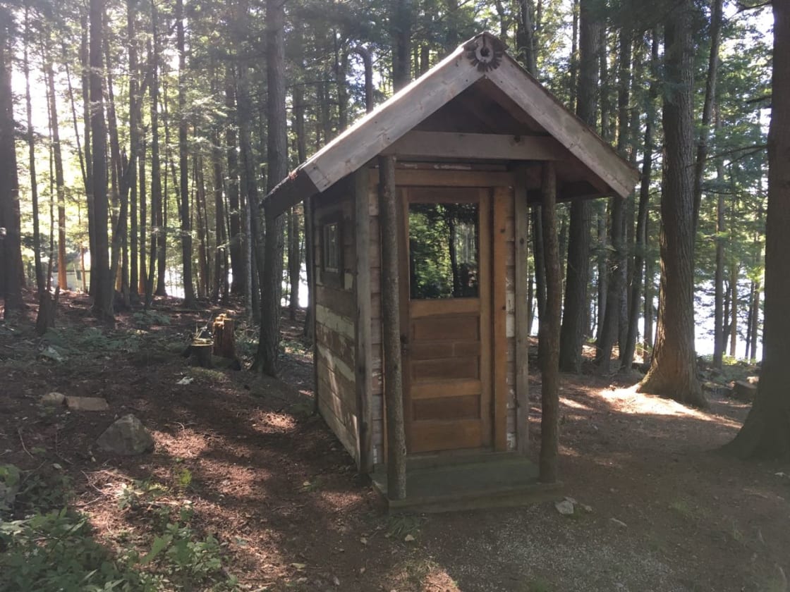 The Ice House outhouse