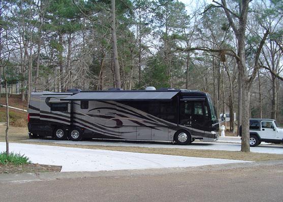 We accommodate All Size RVs with Pull-Through & Back-In sites.