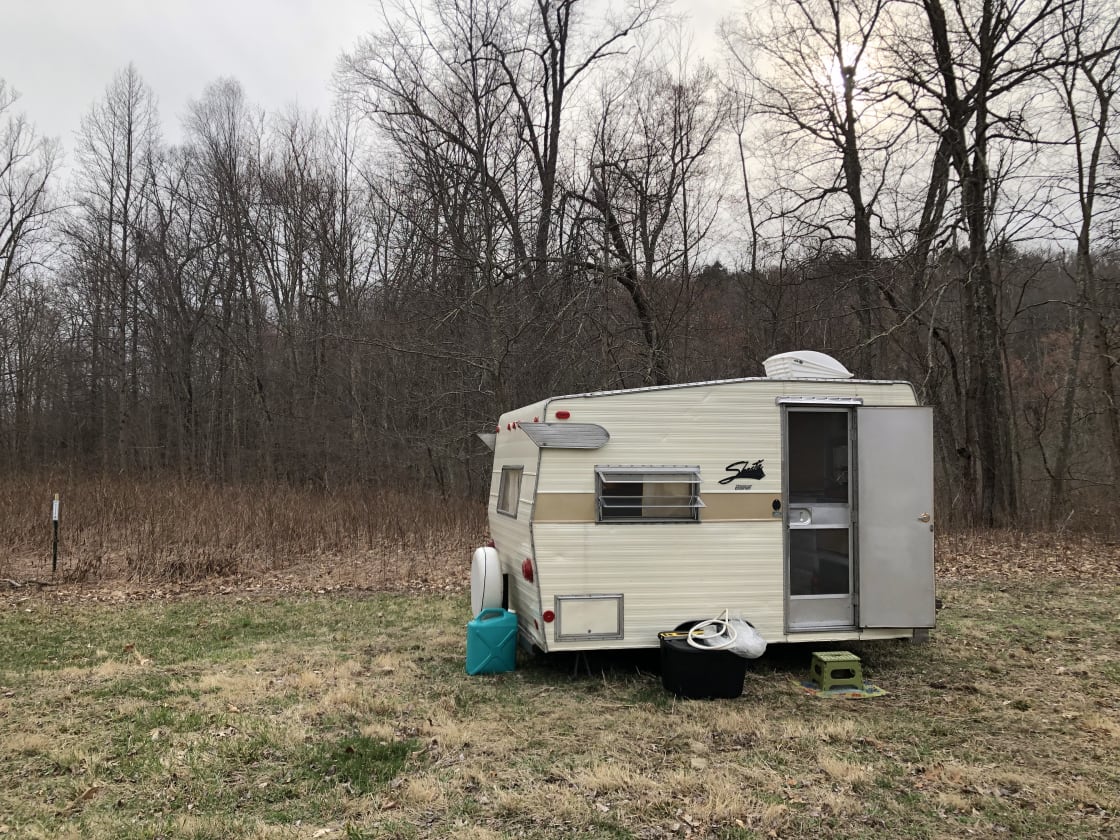 Perfect spot to park our camper, Daisy.