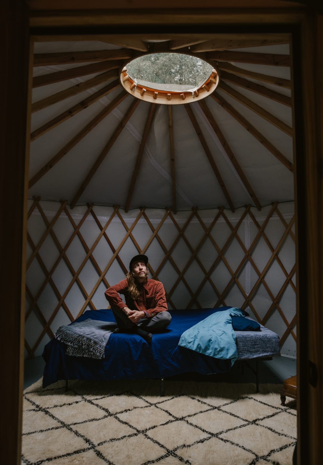 There's a spacious queen Tempurpedic bed in this yurt, be sure to bring your own bedding! 