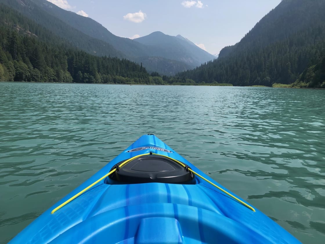 40 miles NW of the camp site is Baker Lake and it's excellent for kayaking, swimming and boating. 