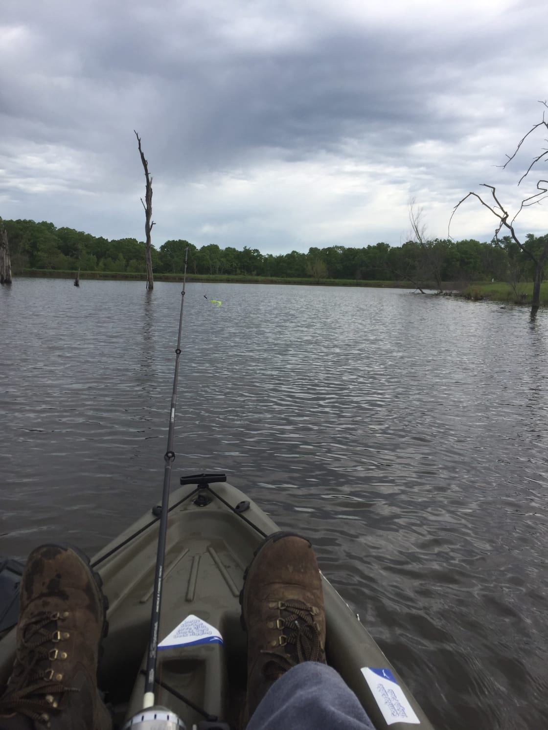 Kayak fishing is a great way to decompress
