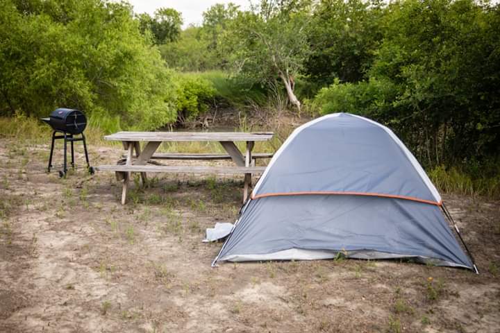 Roughing it near the river and camping in the wilderness with all the wildlife. Deluxe tent sites off interstate 35vin texas camping near the amenities are much nicer with water and electric.